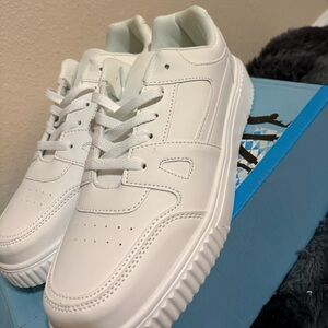 Classic White Low-Top Sneakers